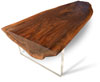 NYC Wood slab cocktail table