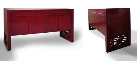 Vine Shadow Console Desk